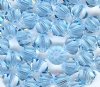 25 Aqua 6mm Bicone Swarovski